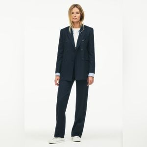 ZARA PINSTRIPE JACKET AND LOWRISE MENSWEAR STYLE PANTS LIMITED EDITION